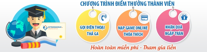 Chương trình Điểm thưởng thành viên KETNOIGIAODUC